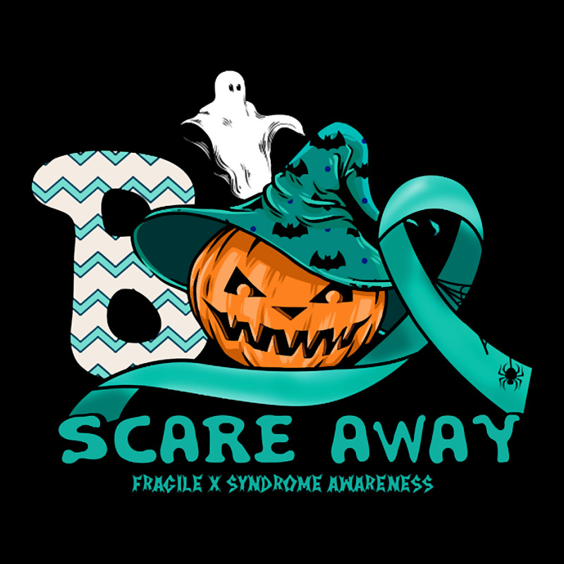 Fragile X Syndrome Awareness - Boo Scare Away Pumpkin Halloween Youth Hoodie by poppyallen | Artistshot