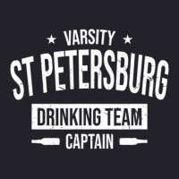 St Petersburg Drinking Team Captain Florida Beer Lover Fl Unisex Sherpa-lined Denim Jacket | Artistshot