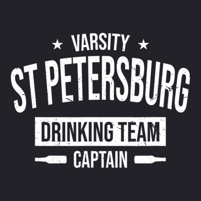 St Petersburg Drinking Team Captain Florida Beer Lover Fl Unisex Sherpa-Lined Denim Jacket by nahodsehidav | Artistshot