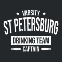 St Petersburg Drinking Team Captain Florida Beer Lover Fl Crewneck Sweatshirt | Artistshot