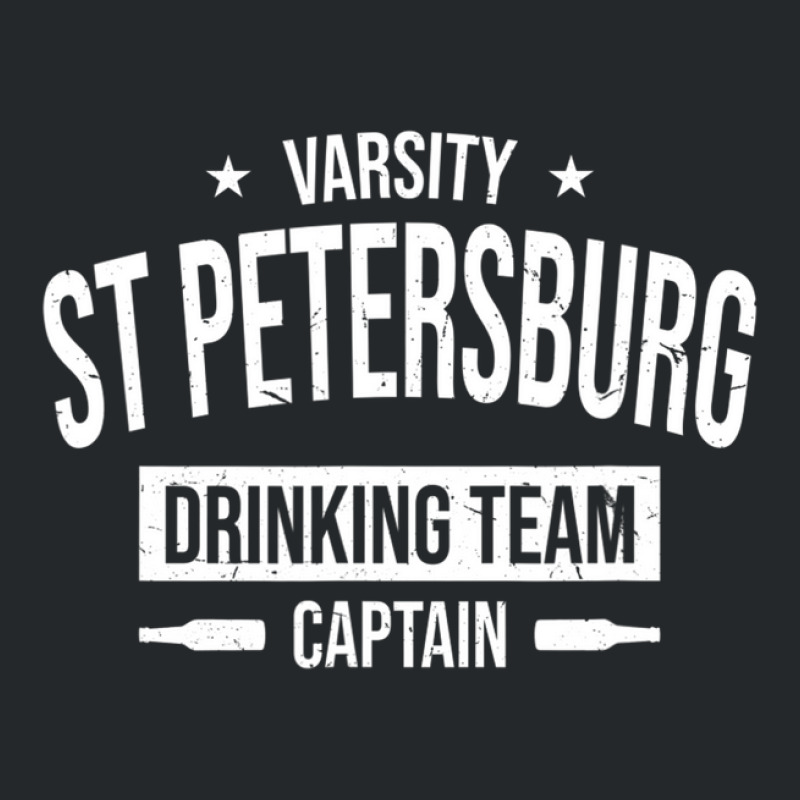 St Petersburg Drinking Team Captain Florida Beer Lover Fl Crewneck Sweatshirt by nahodsehidav | Artistshot