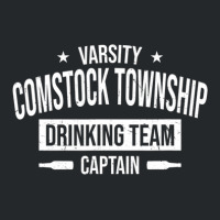 Comstock Township Drinking Team Captain Michigan Beer Lover Crewneck Sweatshirt | Artistshot