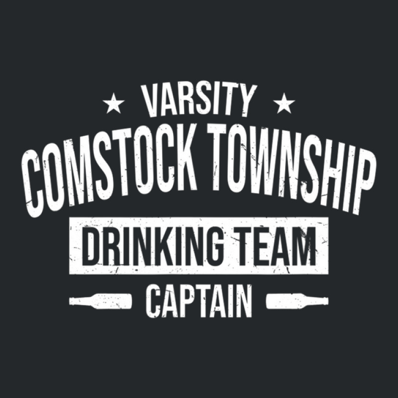 Comstock Township Drinking Team Captain Michigan Beer Lover Crewneck Sweatshirt by nahodsehidav | Artistshot