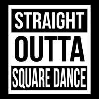 Straight Outta Square Dance Square Dancing Gift Design V-neck Tee | Artistshot