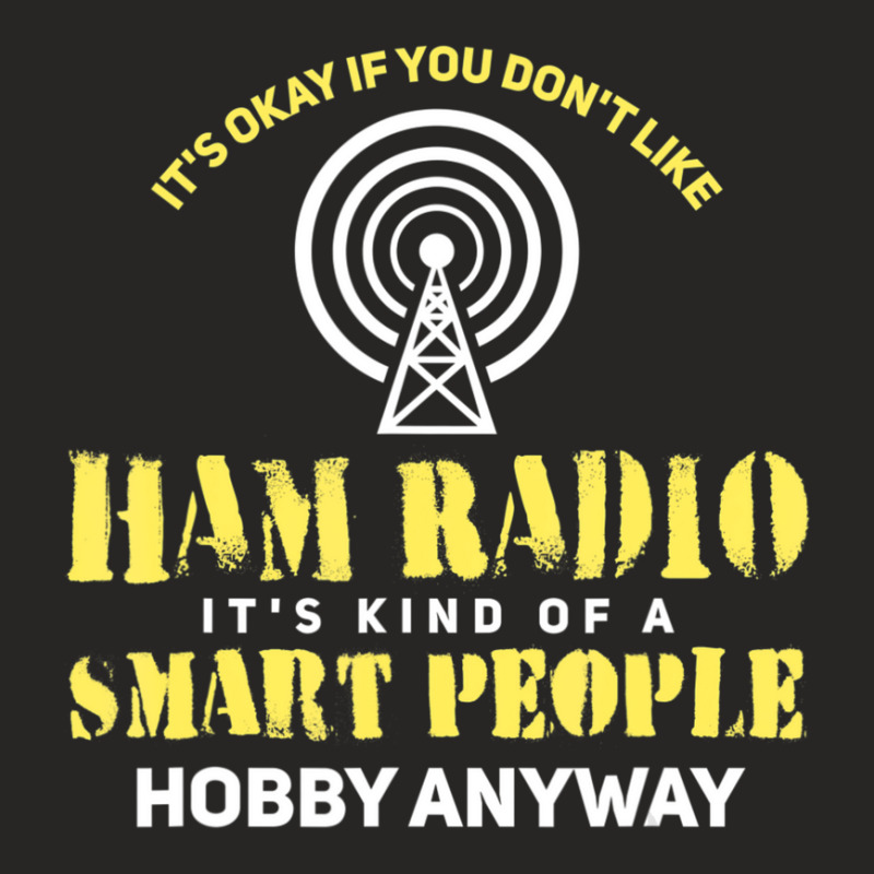 Ham Radio Amateur Radio Ladies Fitted T-Shirt by Boomtea | Artistshot