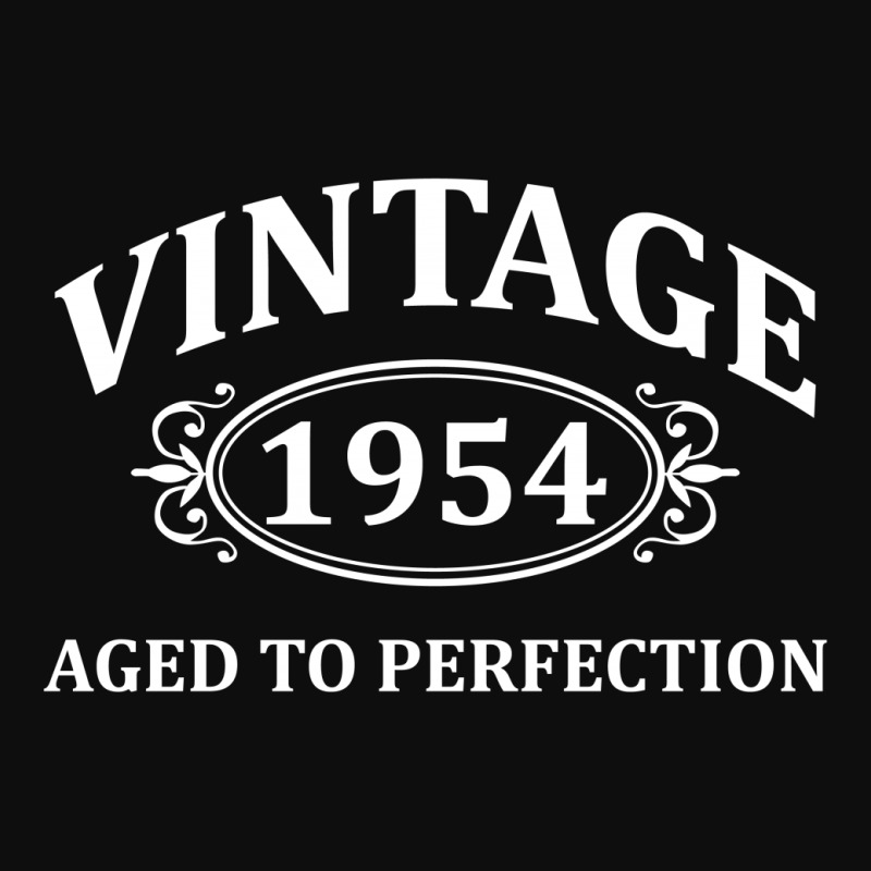 Vintage 1954 Aged To Perfection Crop Top | Artistshot