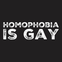 Homophobia Is Gay Funny Lgbt Pride Tshirt T-shirt | Artistshot