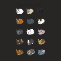 The Types Of Cat Loaf Ladies Fitted T-shirt | Artistshot