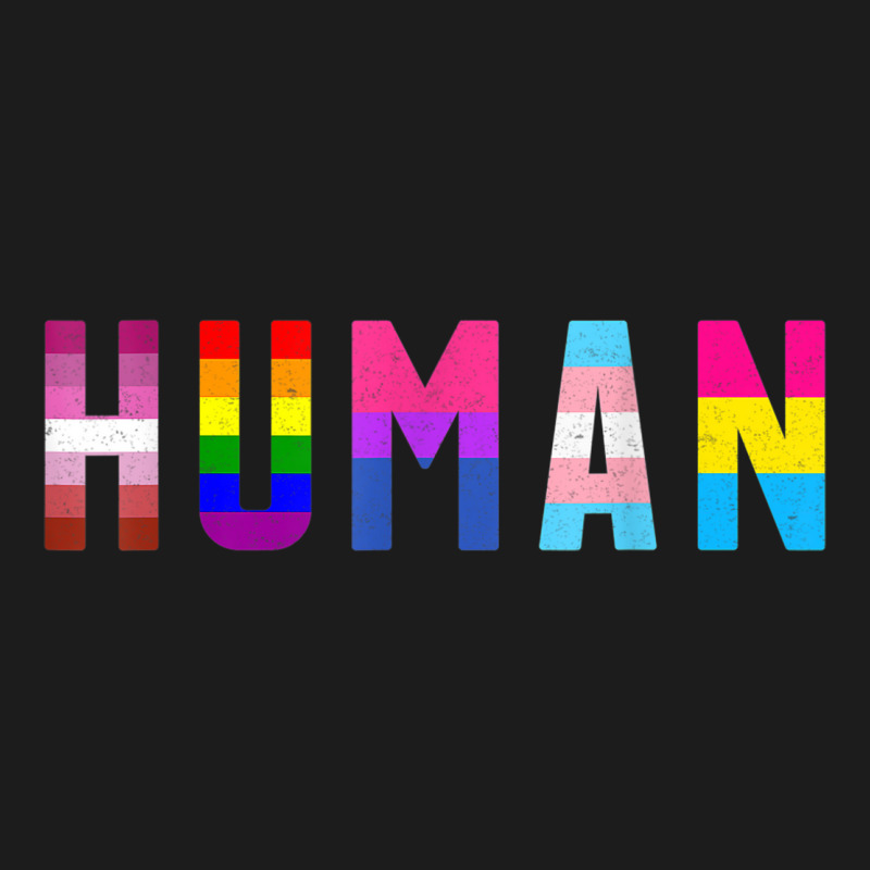 Human Flag Lgbt Gay Pride Month Transgender T Shirt Support Hoodie & Jogger Set | Artistshot