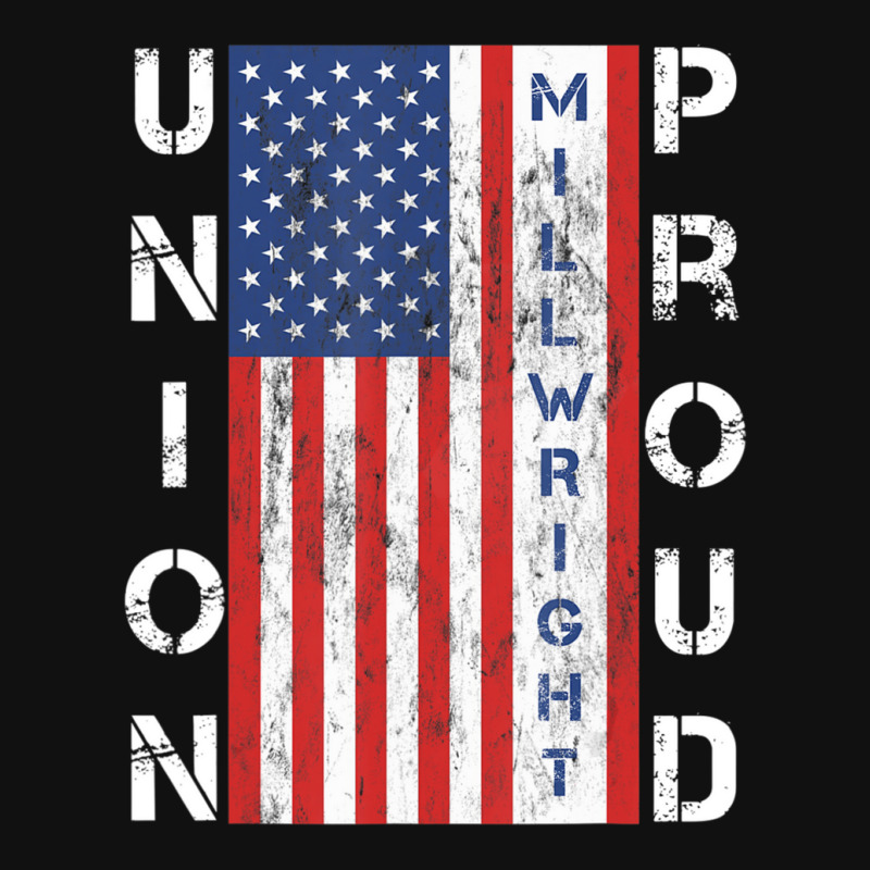 Union Proud American Flag Millwright Baby Bibs by bummercaught | Artistshot