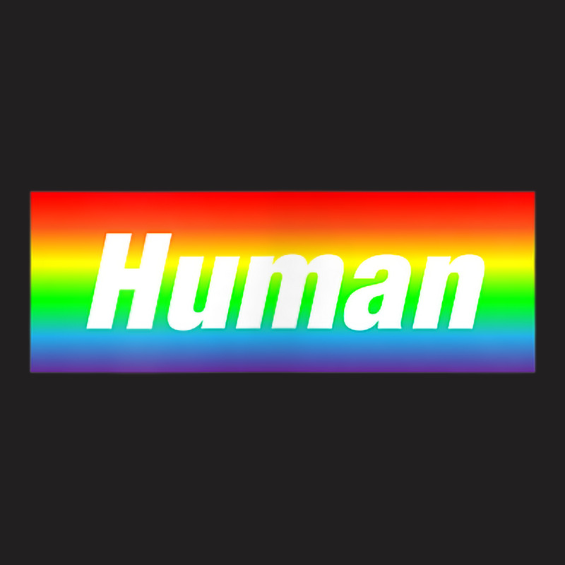 Human Rainbow Box Gay Pride Lgbt Word Gift Tshirt T-shirt | Artistshot