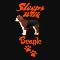 Sleeps With Beagle Crop Top | Artistshot