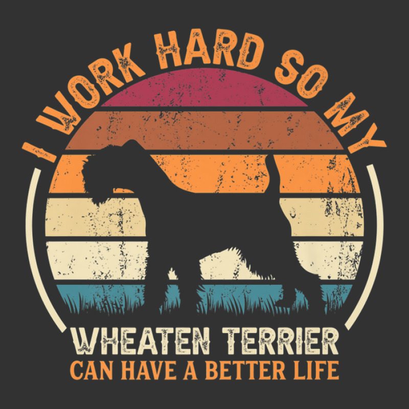 Work Hard So Dog Have Life - Funny Retro Wheaten Terrier Baby Bodysuit by sapinaparimah | Artistshot