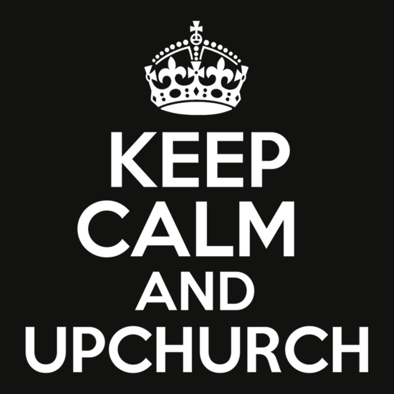 Keep Calm And Upchurch Vintage Retro Novelty Design Scorecard Crop Tee by YATRONOTLEY | Artistshot