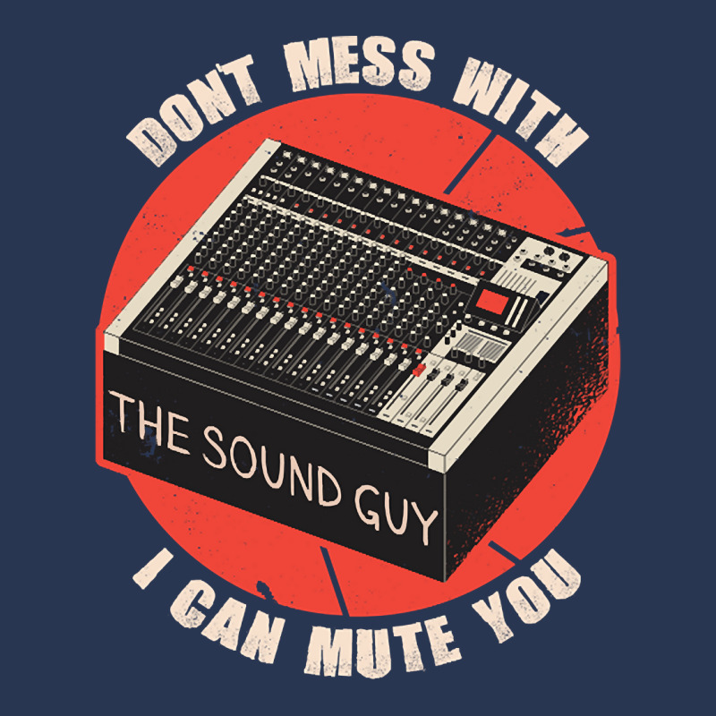 Funny Sound Guy Art For Audio Music Production Men Denim Jacket | Artistshot