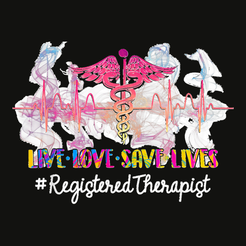 Live Love Save Lives Registered Therapist Heartbeat Nurse Scorecard Crop Tee | Artistshot