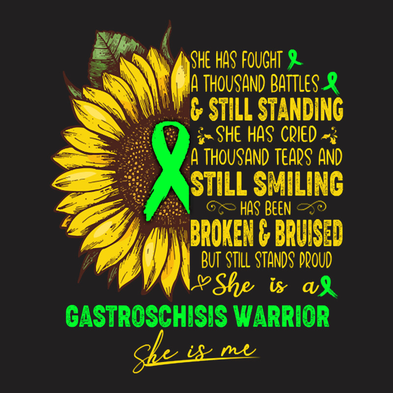 Gastroschisis Awareness She Is A Gastroschisis Warrior She Is Me T-shirt | Artistshot