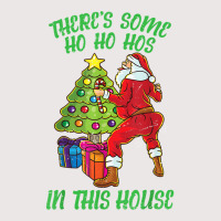 There's Some Ho Ho Hos In This House Santa Claus Twerk Dance T Shirt Pocket T-shirt | Artistshot