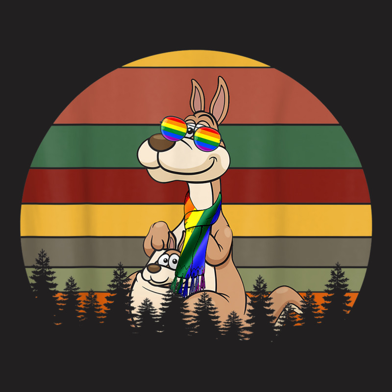 Kangaroo Gay Pride Lgbt Retro Tshirt T-shirt | Artistshot