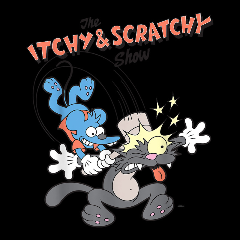 Us The Simpsons Itchy & Scratchy Hammer 01 Heather Grey H T Shirt Men's Long Sleeve Pajama Set | Artistshot