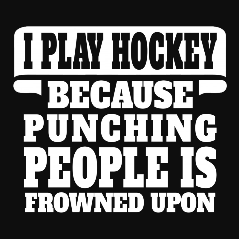 I Play Guitar Hockey Punching People Is Frowned Upon Crop Top by tshiart | Artistshot