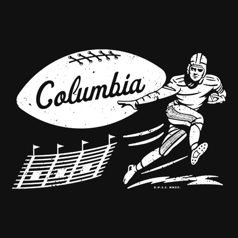 Vintage College Football - Columbia Lions (white Columbia Wordmark) Graphic Youth T-shirt by bummercaught | Artistshot