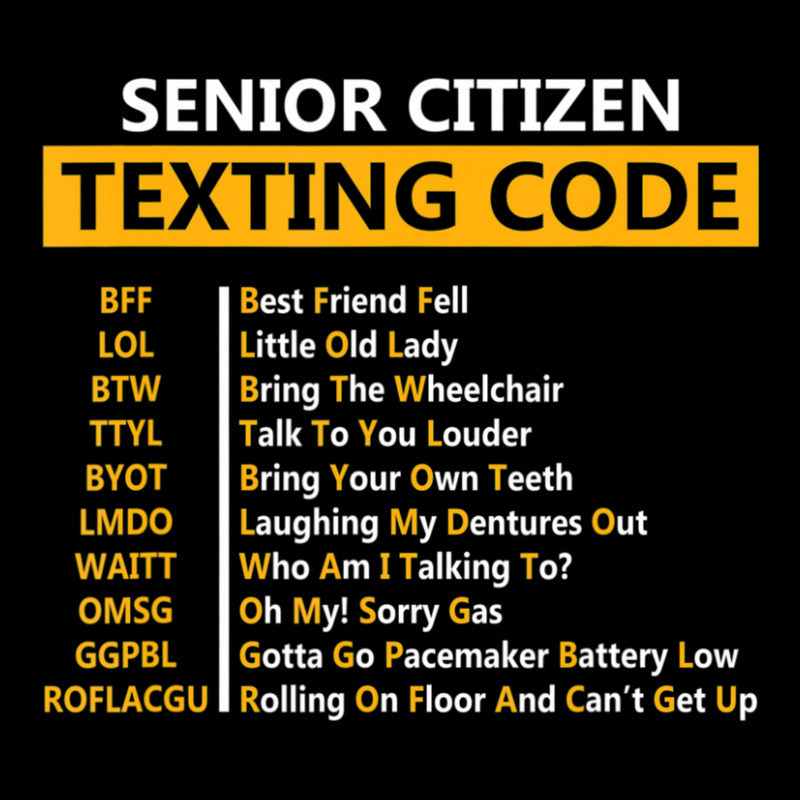 Senior Citizens Texting Code For Grandpa Men's 3/4 Sleeve Pajama Set by Boomtea | Artistshot