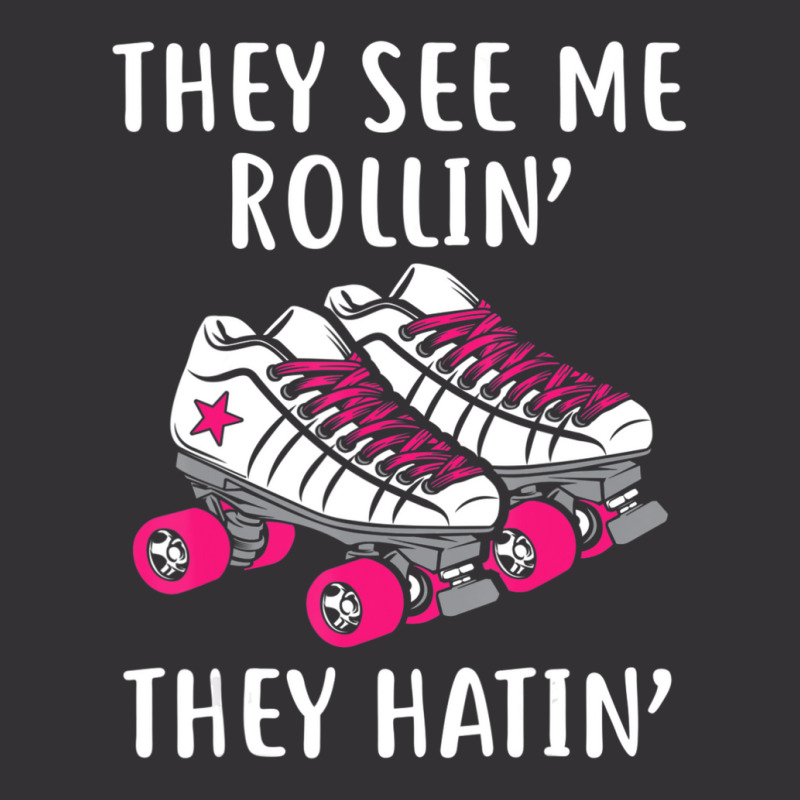 They See Me Rollin Roller Skates Roller Derby Vintage Short by Boomtea | Artistshot