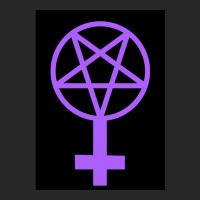 Feminist Pentagram--purple On A Black Background Men's T-shirt Pajama Set | Artistshot