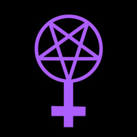 Feminist Pentagram--purple On A Black Background Unisex Jogger | Artistshot