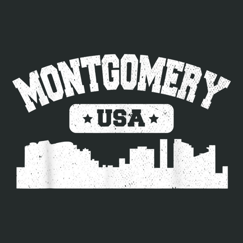 Montgomery Skyline City Retro Vintage Vacation Pride Alabama T Shirt Women's Triblend Scoop T-shirt by mollyschq6z | Artistshot