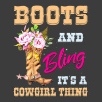 Womens Girls Boots & Bling Its A Cowgirl Thing Cute Cowgirl Men's Polo Shirt | Artistshot