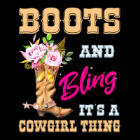 Womens Girls Boots & Bling Its A Cowgirl Thing Cute Cowgirl Unisex Jogger | Artistshot