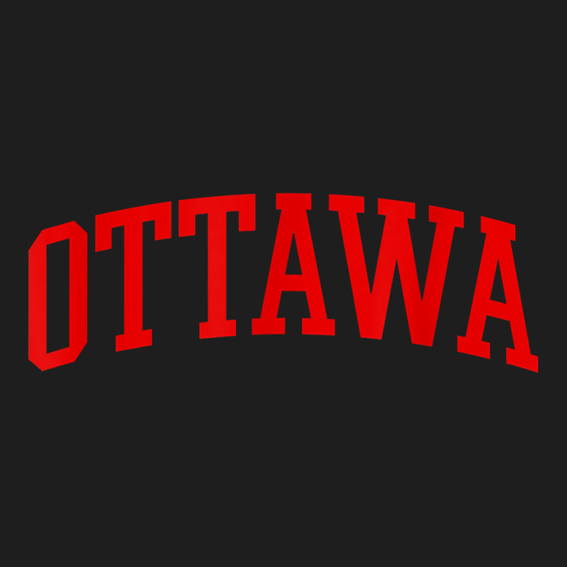 Ottawa Arch Vintage Retro University Style T Shirt Classic T-shirt by sharitamow87 | Artistshot