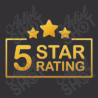 5 Five Star Rating Funny Vintage Hoodie | Artistshot