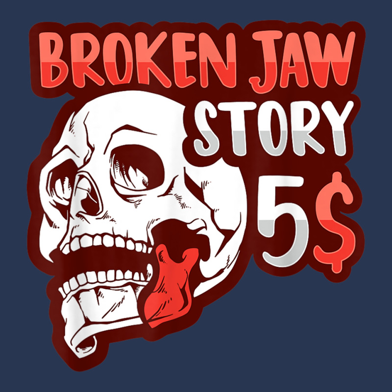 Broken Jaw Recovery Design For A Broken Jaw Survivor T Shirt Men Denim Jacket | Artistshot