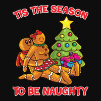 Tis The Season To Be Naughty Humping Gingerbread Love Couple Sweatshir Crop Top | Artistshot