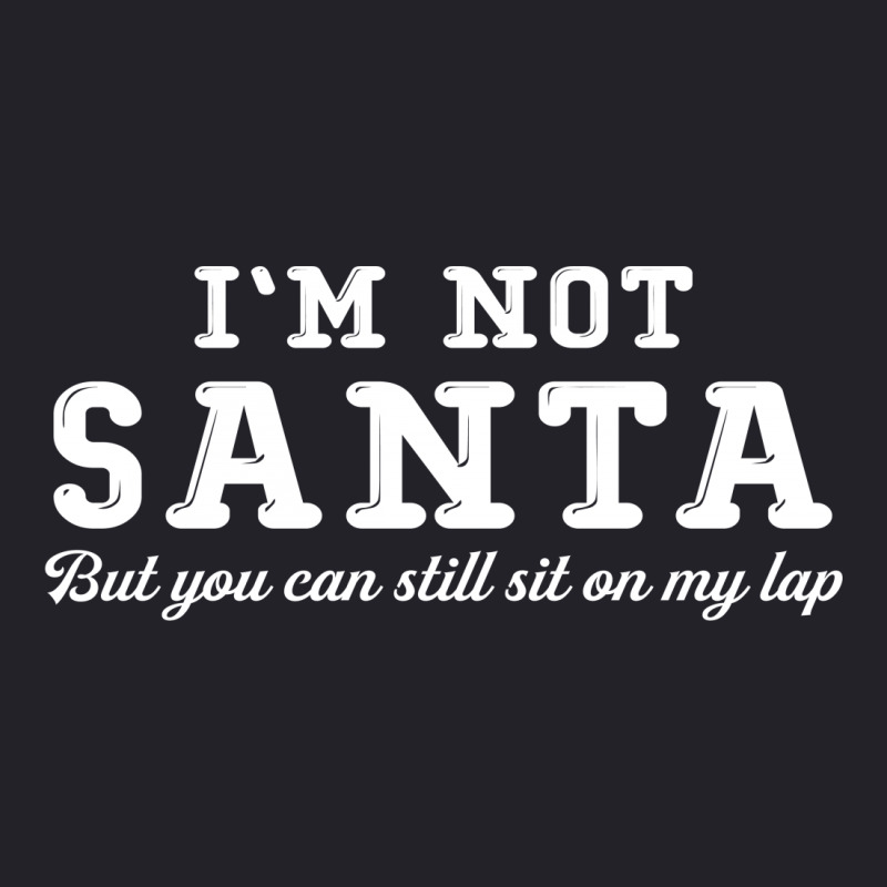 I'm Not Santa But You Can Sit On My Lap Unisex Sherpa-lined Denim Jacket | Artistshot