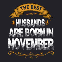 The Best Husbands Are Born In November Unisex Sherpa-lined Denim Jacket | Artistshot