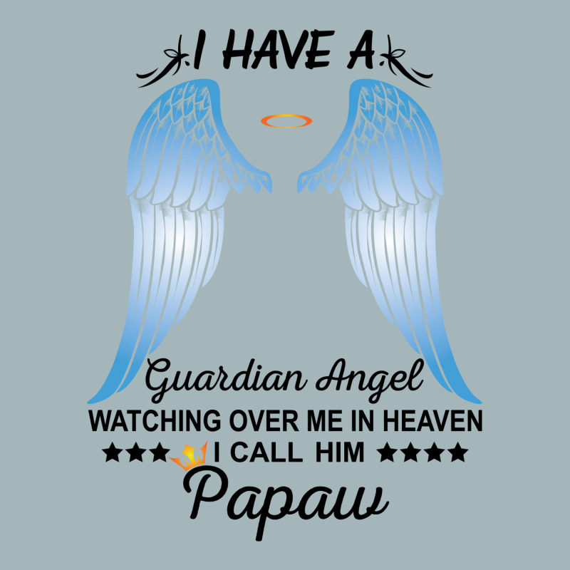 My Papaw Is My Guardian Angel Unisex Sherpa-lined Denim Jacket | Artistshot