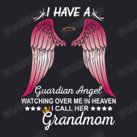 My Grandmom Is My Guardian Angel Unisex Sherpa-lined Denim Jacket | Artistshot