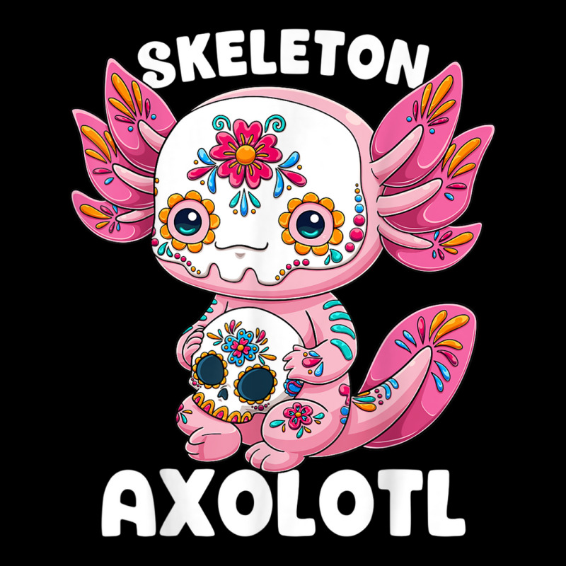 Skeleton Axolotl Sugar Skull Calavera Día De Los Muertos T Shirt Youth Sweatshirt by joseja | Artistshot