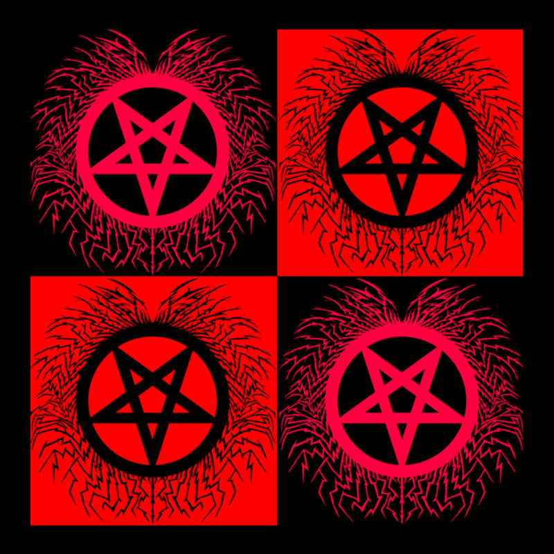 Black Metal Pentagrams--black _amp_ Red Women's V-Neck T-Shirt by TIMOTHYSHRINER | Artistshot