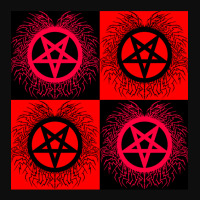 Black Metal Pentagrams--black _amp_ Red Crop Top | Artistshot