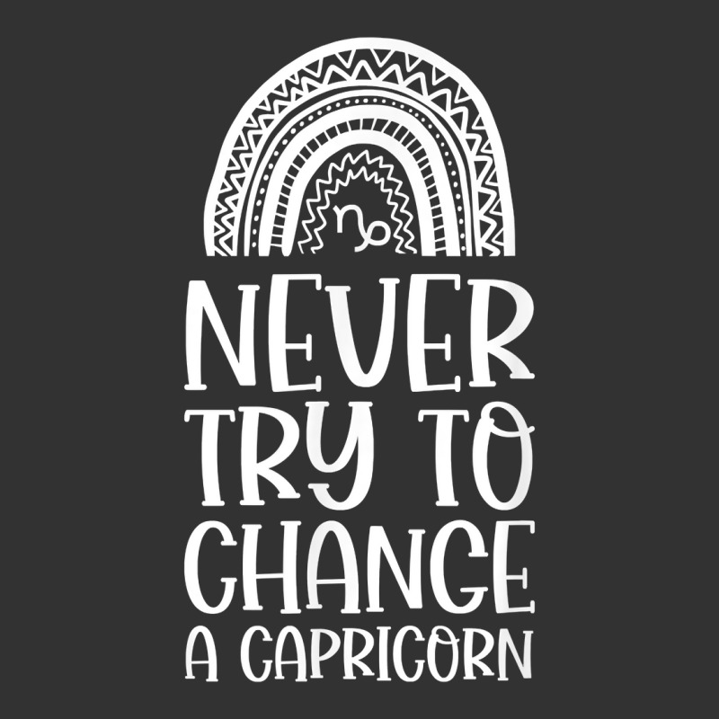 Never Try To Chance A Capricorn Zodian Bohemian Rainbow T Shirt Baby Bodysuit | Artistshot