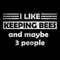 I Like Keeping Bees And Maybe 3 People Adjustable Cap | Artistshot