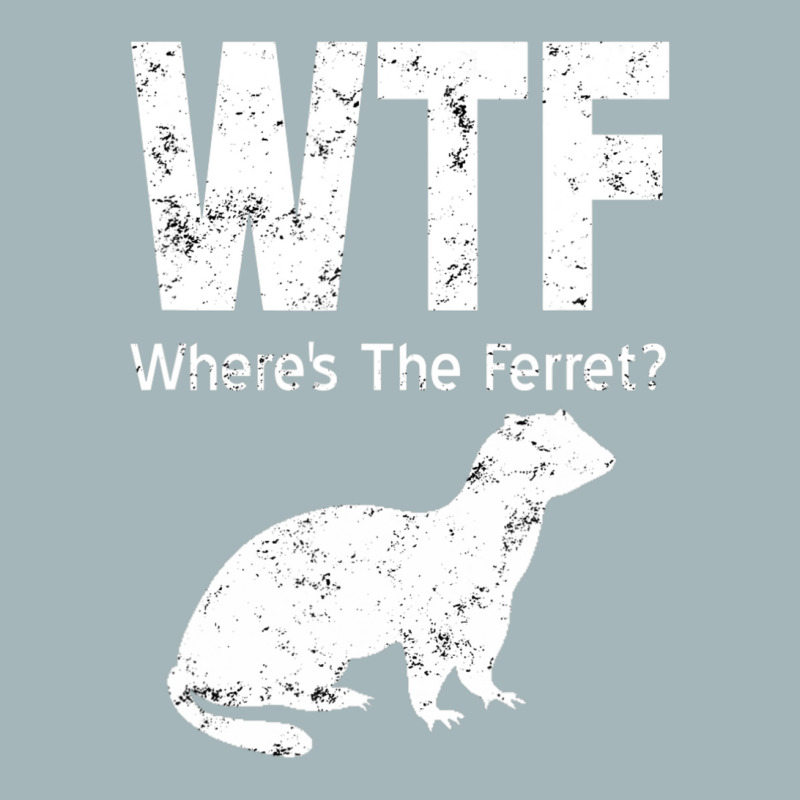 Where's The Ferret Funny Ferret Unisex Sherpa-Lined Denim Jacket by bummercaught | Artistshot