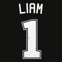 Liam Number One Athletic Sports Jersey Scorecard Crop Tee | Artistshot