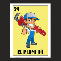 Spanish Plumber Lottery Gift Mexican Lottery El Plomero Ladies Fitted T-shirt | Artistshot