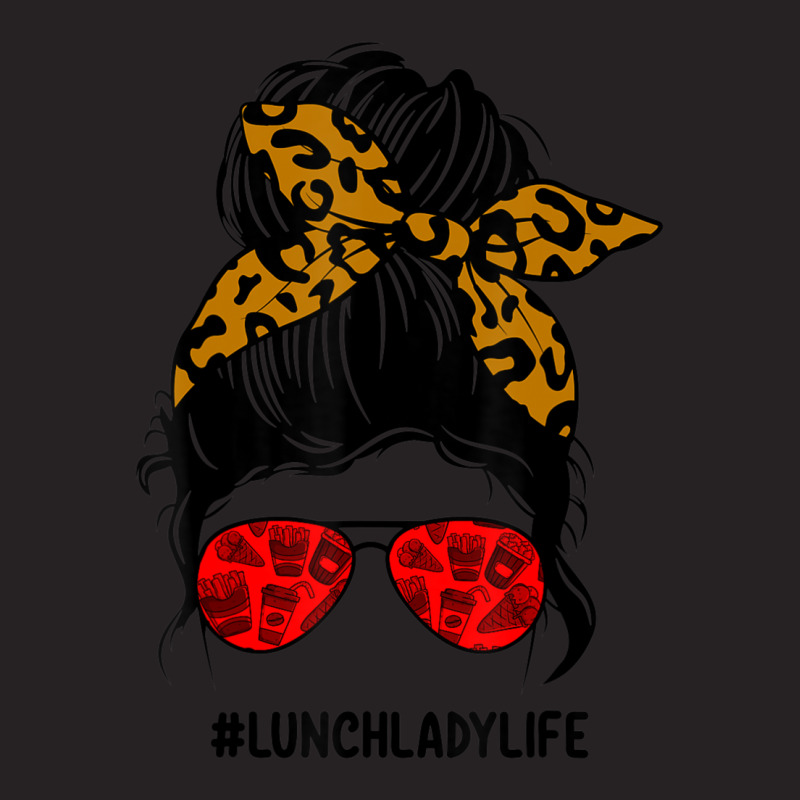 Lunch Lady Life Messy Bun Hair Leopard Print Vintage Cap by yumgaugeteuda | Artistshot